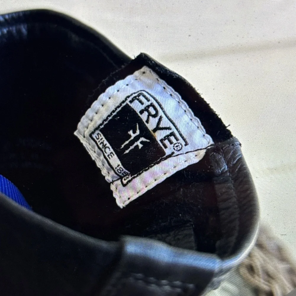 Black Leather Buckle Boots - Picture 6 of 8